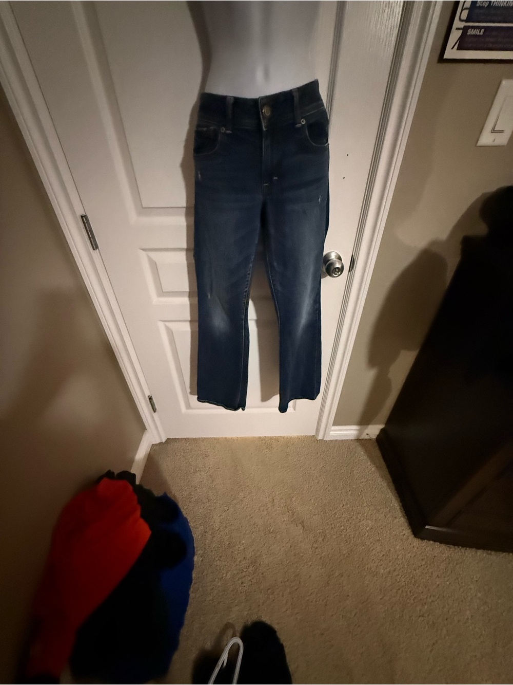 American Eagle Outfitters Dark Blue Flare Jeans